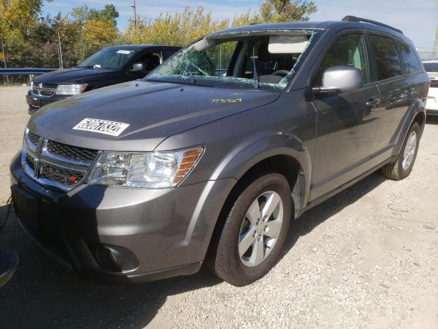 3C4PDCBG5CT373329 - 2012 DODGE JOURNEY SX GRAY photo 2