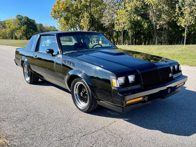 1G4GJ1173HP440550 - 1987 BUICK REGAL BLACK photo 1