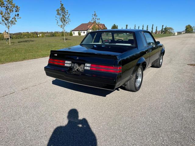 1G4GJ1173HP440550 - 1987 BUICK REGAL BLACK photo 4