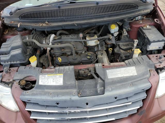 2A4GP54L17R223802 - 2007 CHRYSLER TOWN & COU RED photo 7