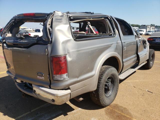 1FMNU43S32EC75359 - 2002 FORD EXCURSION TAN photo 4