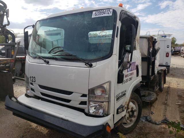 54DC4W1B5JS806387 - 2018 ISUZU NPR HD WHITE photo 2