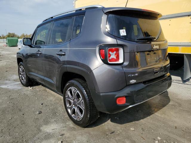 ZACCJBDB4JPG70194 - 2018 JEEP RENEGADE L GRAY photo 3