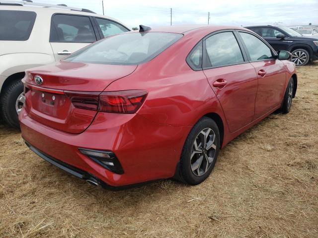 3KPF24AD1LE156797 - 2020 KIA FORTE FE RED photo 4