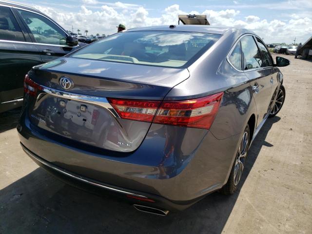 4T1BK1EB6GU219157 - 2016 TOYOTA AVALON XLE SILVER photo 4