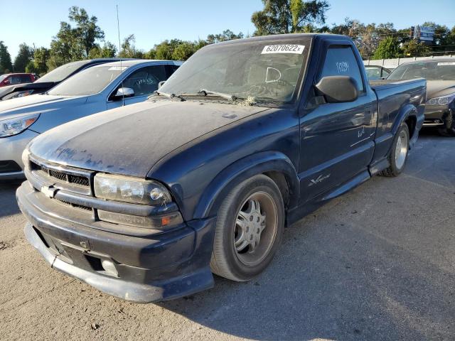 1GCCS145018141172 - 2001 CHEVROLET S TRUCK S1 BLUE photo 2