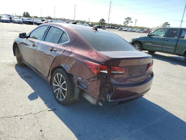 19UUB2F37GA001600 - 2016 ACURA TLX 勃艮第红 照片 3