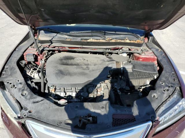 19UUB2F37GA001600 - 2016 ACURA TLX BURGUNDY photo 7