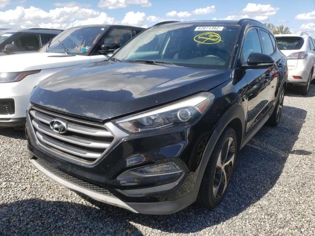 KM8J33A28JU722819 - 2018 HYUNDAI TUCSON VAL BLACK photo 2