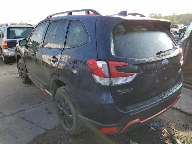 JF2SKARC0MH539149 - 2021 SUBARU FORESTER S BLUE photo 3