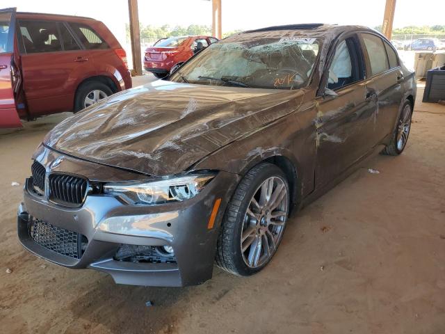 WBA8B3C53JK843487 - 2018 BMW 340 I GRAY photo 2