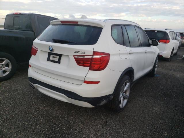 5UXWZ7C39H0V89560 - 2017 BMW X3 SDRIVE2 WHITE photo 4