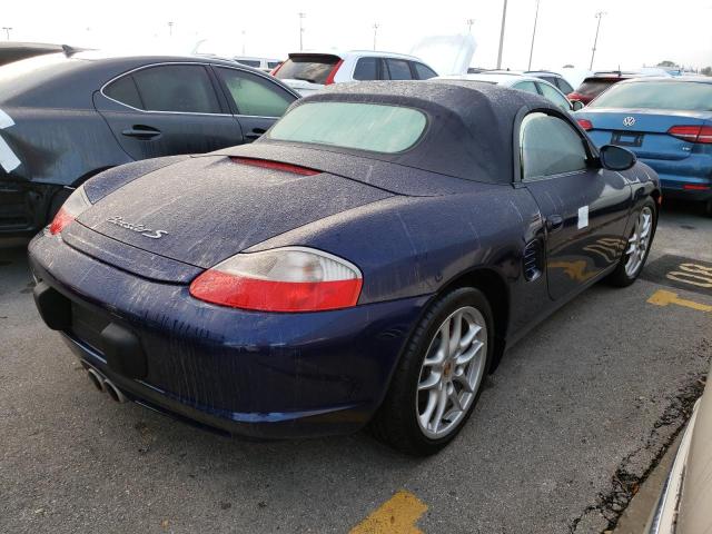 WP0CB29883U660134 - 2003 PORSCHE BOXSTER S BLUE photo 4