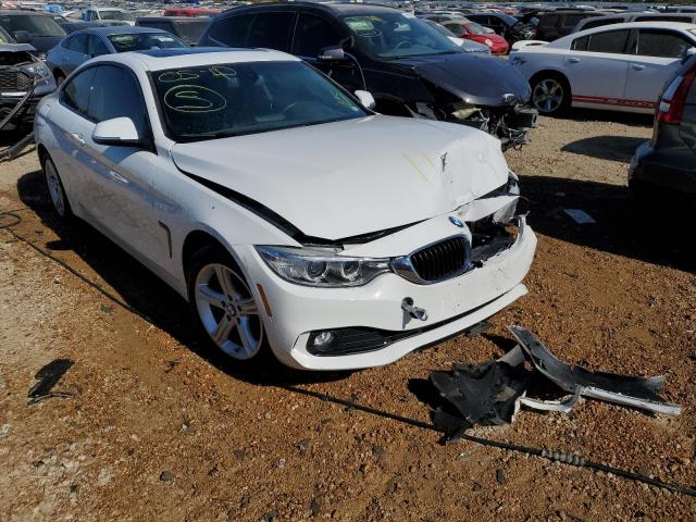 WBA3N5C55EK196884 - 2014 BMW 428 XI WHITE photo 1