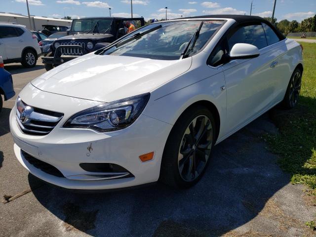 W04WH3N51HG014480 - 2017 BUICK CASCADA PR WHITE photo 2