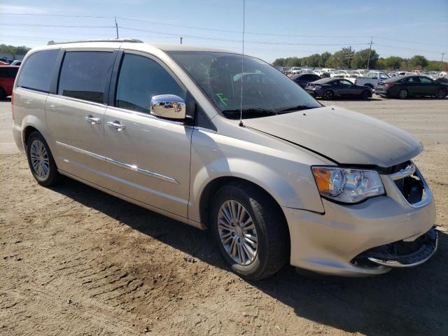 2C4RC1CG2ER273435 - 2014 CHRYSLER TOWN & COU BEIGE photo 1