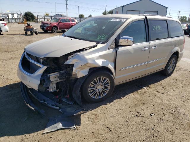 2C4RC1CG2ER273435 - 2014 CHRYSLER TOWN & COU BEIGE photo 2