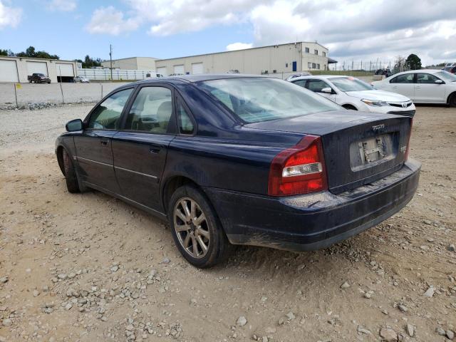 YV1TS91D021274187 - 2002 VOLVO S80 T6 TUR BLUE photo 3