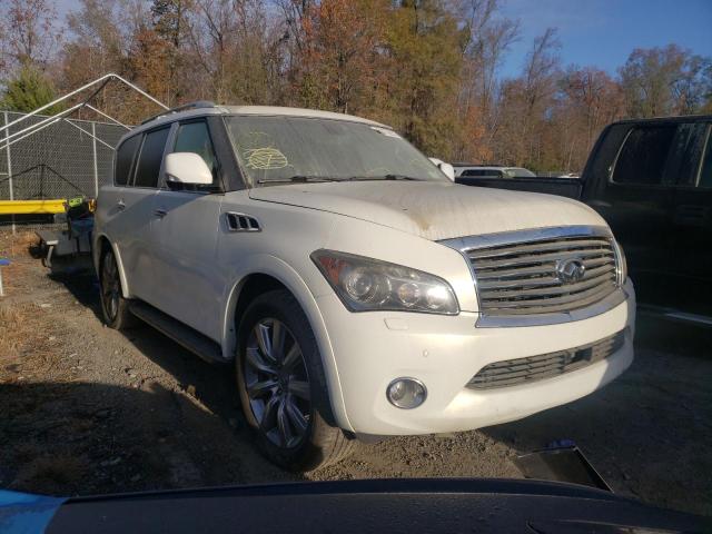 JN8AZ2NC3B9300613 - 2011 INFINITI QX56 WHITE photo 1