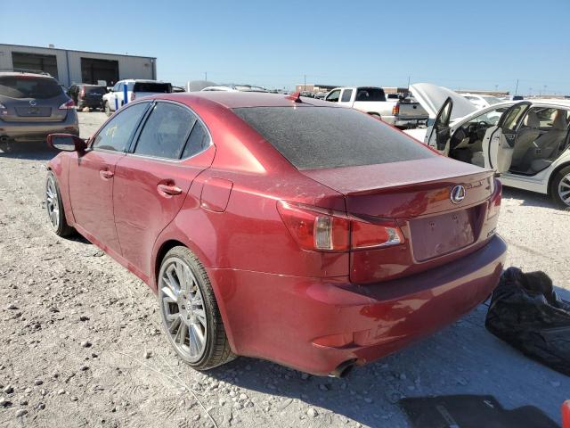 JTHBF5C29C5179811 - 2012 LEXUS IS 250 RED photo 3