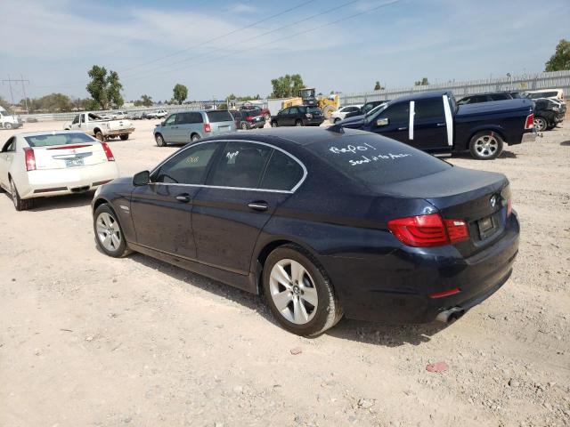 WBAXH5C51CDW03318 - 2012 BMW 528 XI BLUE photo 3