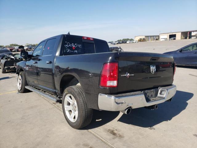 1C6RR6LT6JS255142 - 2018 RAM 1500 SLT BLACK photo 3