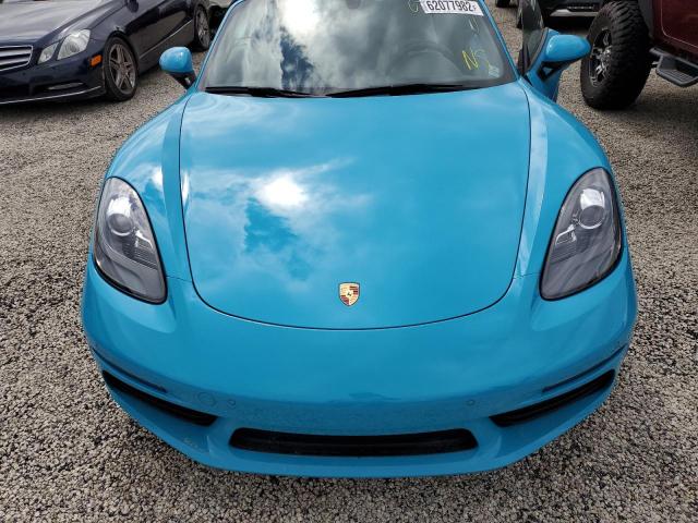 WP0CA2A86JS210635 - 2018 PORSCHE BOXSTER BLUE photo 7