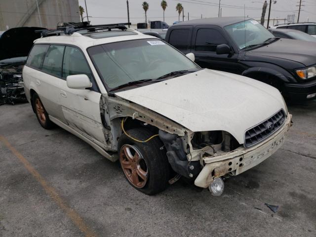 4S3BH806647645804 - 2004 SUBARU LEGACY OUT WHITE photo 1