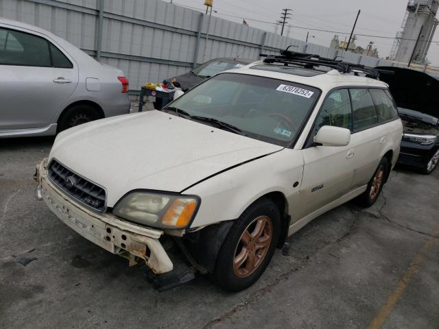 4S3BH806647645804 - 2004 SUBARU LEGACY OUT WHITE photo 2