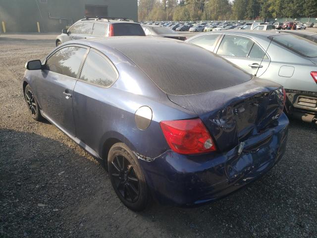 JTKDE177150011424 - 2005 TOYOTA SCION TC ლურჯი ფოტო 3