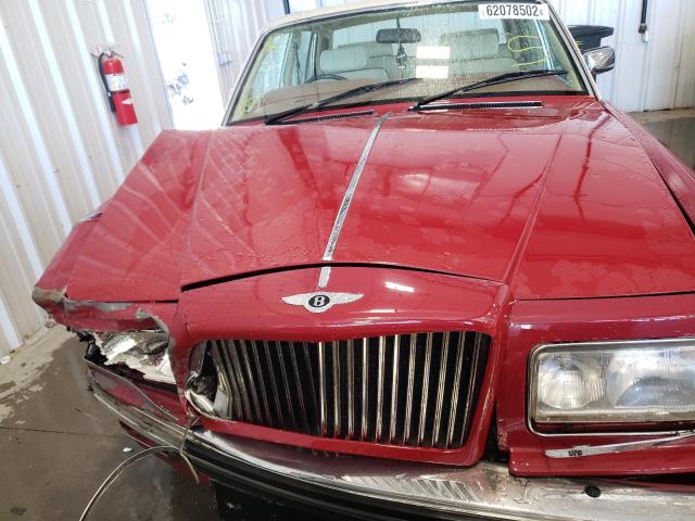 SCBZS0T03FCH12187 - 1984 BENTLEY MULSANNE RED photo 7