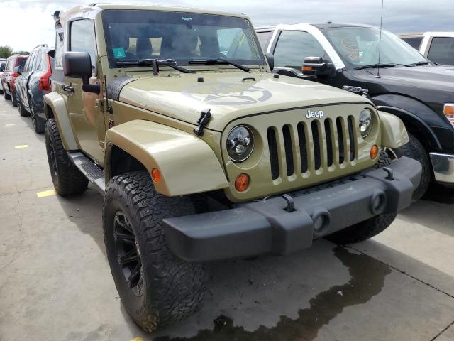 1C4AJWBG8DL614751 - 2013 JEEP WRANGLER S GREEN photo 1