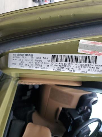 1C4AJWBG8DL614751 - 2013 JEEP WRANGLER S GREEN photo 10