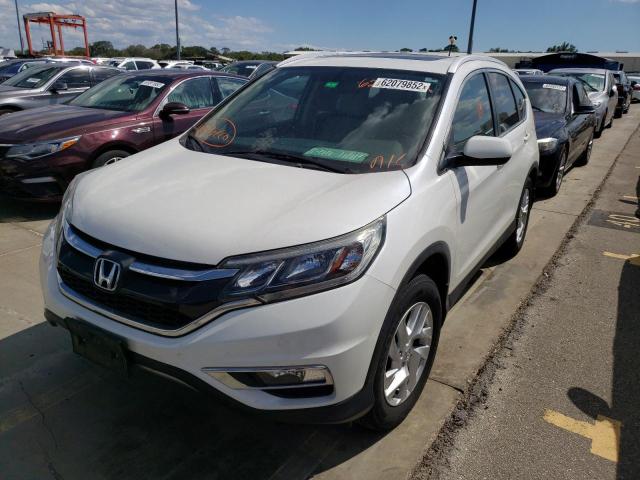 5J6RM4H7XGL097862 - 2016 HONDA CR-V EXL WHITE photo 2