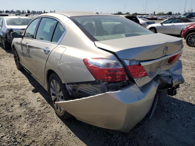 1HGCR3F80EA038123 - 2014 HONDA ACCORD EXL TAN photo 3