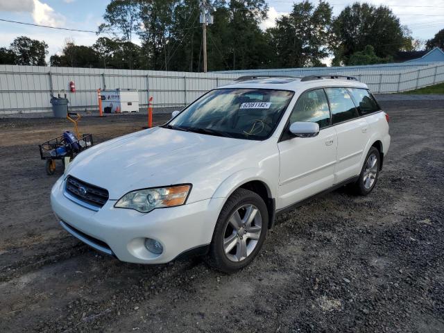 4S4BP86C064315012 - 2006 SUBARU LEGACY OUT WHITE photo 2