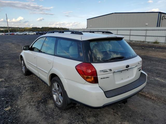 4S4BP86C064315012 - 2006 SUBARU LEGACY OUT WHITE photo 3