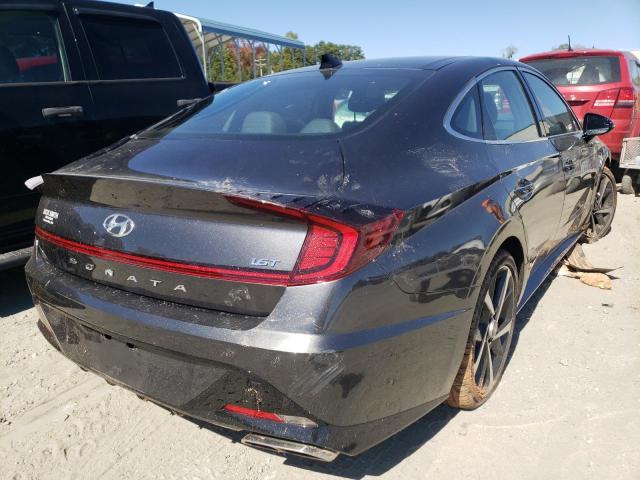 5NPEJ4J20MH106676 - 2021 HYUNDAI SONATA SEL GRAY photo 4