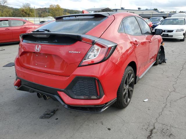 SHHFK7H49KU202309 - 2019 HONDA CIVIC SPOR 红色 照片 4
