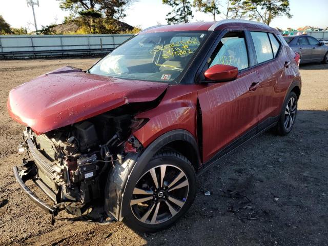 3N1CP5CU8KL545862 - 2019 NISSAN KICKS S BURGUNDY photo 2