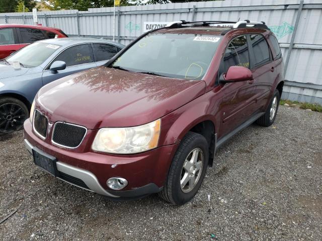 2CKDL63F876085093 - 2007 PONTIAC TORRENT BURGUNDY photo 2