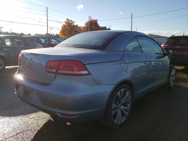 WVWFW8AH7DV000503 - 2013 VOLKSWAGEN EOS LUX BLUE photo 4