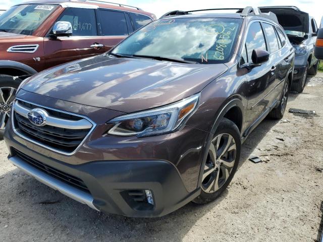 4S4BTANC5L3234593 - 2020 SUBARU OUTBACK LI BROWN photo 2