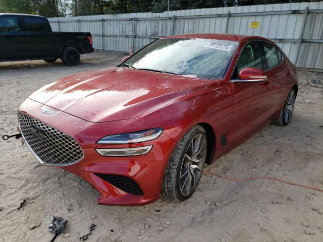 KMTG54TE2NU093796 - 2022 GENESIS G70 BASE RED photo 2