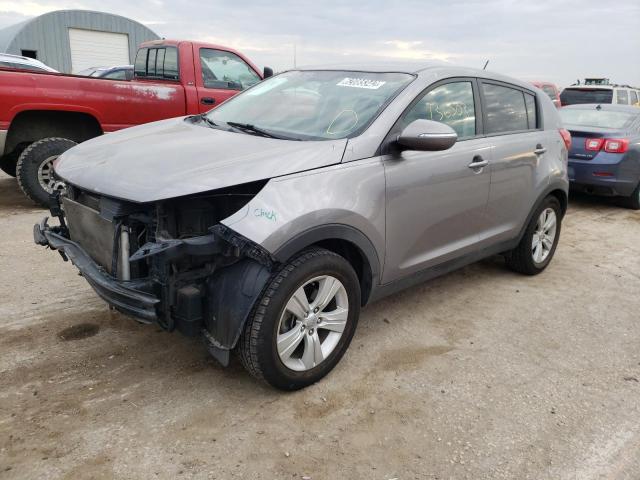 KNDPB3A20D7423412 - 2013 KIA SPORTAGE B GRAY photo 2