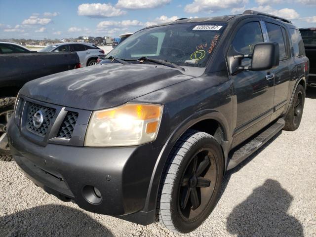 5N1BA08D28N608321 - 2008 NISSAN ARMADA SE GRAY photo 2