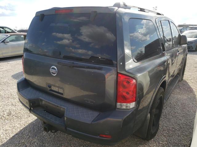 5N1BA08D28N608321 - 2008 NISSAN ARMADA SE GRAY photo 4