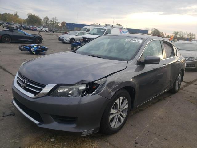 1HGCR2F39FA192555 - 2015 HONDA ACCORD LX GRAY photo 2