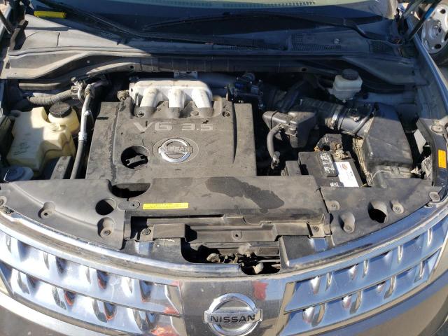 JN8AZ08WX6W538220 - 2006 NISSAN MURANO SL CHARCOAL photo 7