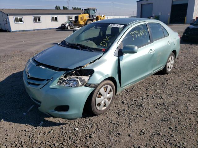 JTDBT903984012845 - 2008 TOYOTA YARIS TURQUOISE photo 2